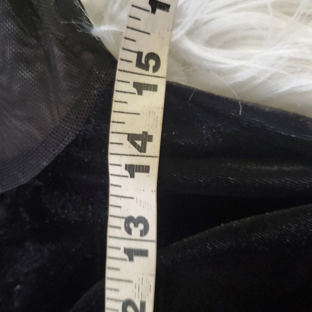 Nwot Eliza J Black Ruched Long Sleeve Cocktail Gown - Picture 14 of 15